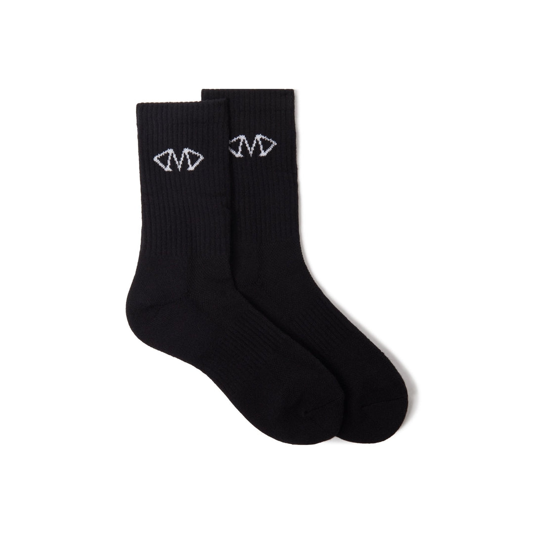 Mallet Socks Diamond Monogram Single Black