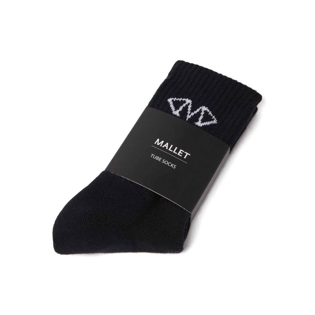 Mallet Socks Diamond Monogram Single Black
