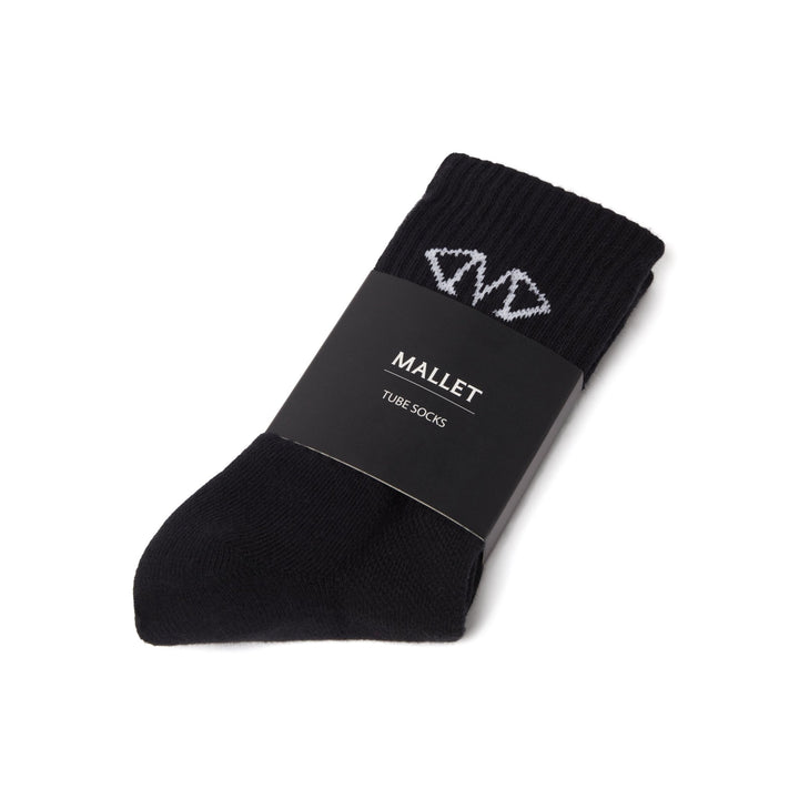Mallet Socks Diamond Monogram Single Black