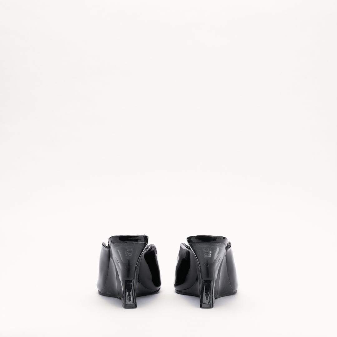 Amber Black Patent Womens