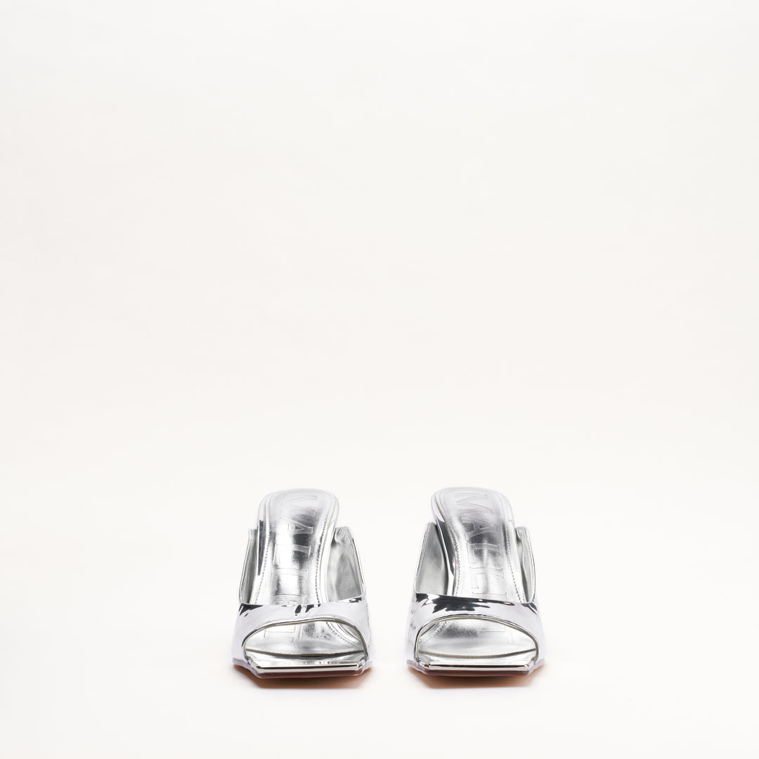 Amber Metallic Silver Womens