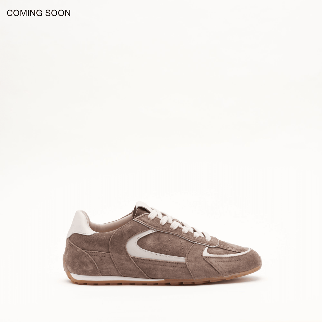 MALLET Acton Women's Brown Suede Sneakers