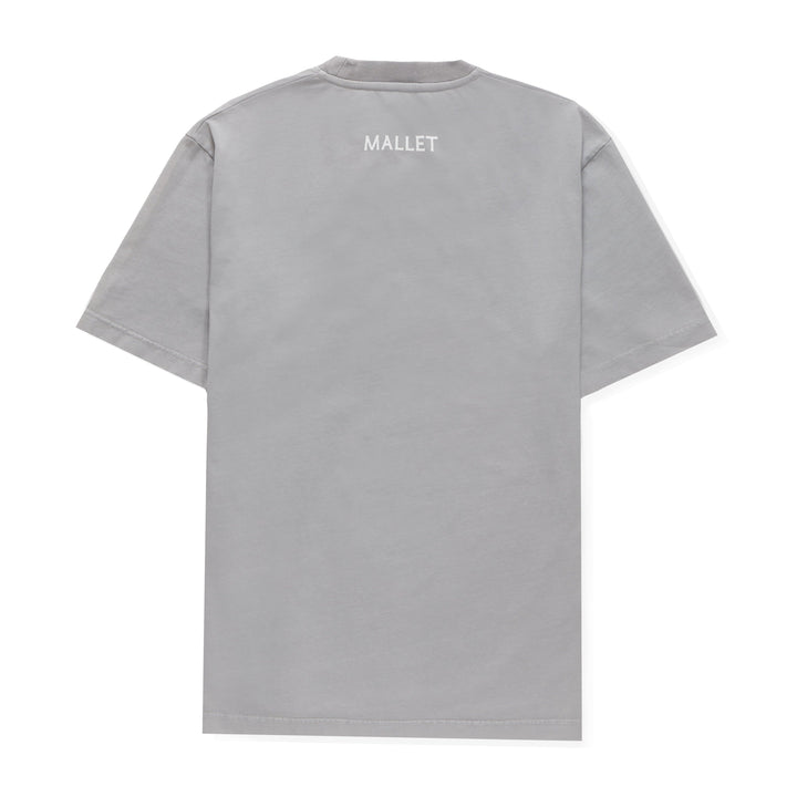 Reverse Spray Tee Organic Fade Out Grey White