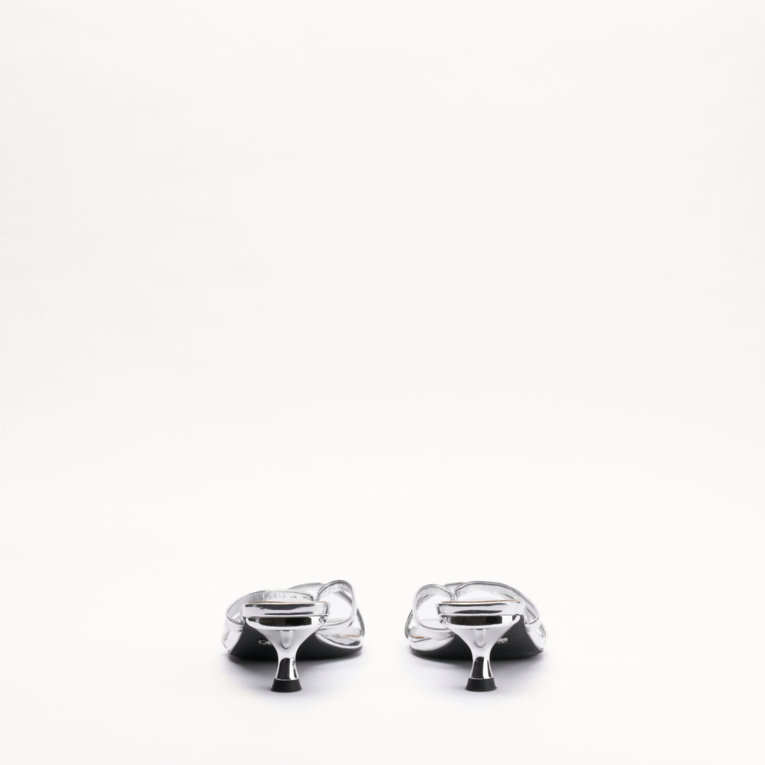 Elisa Metallic Silver Womens