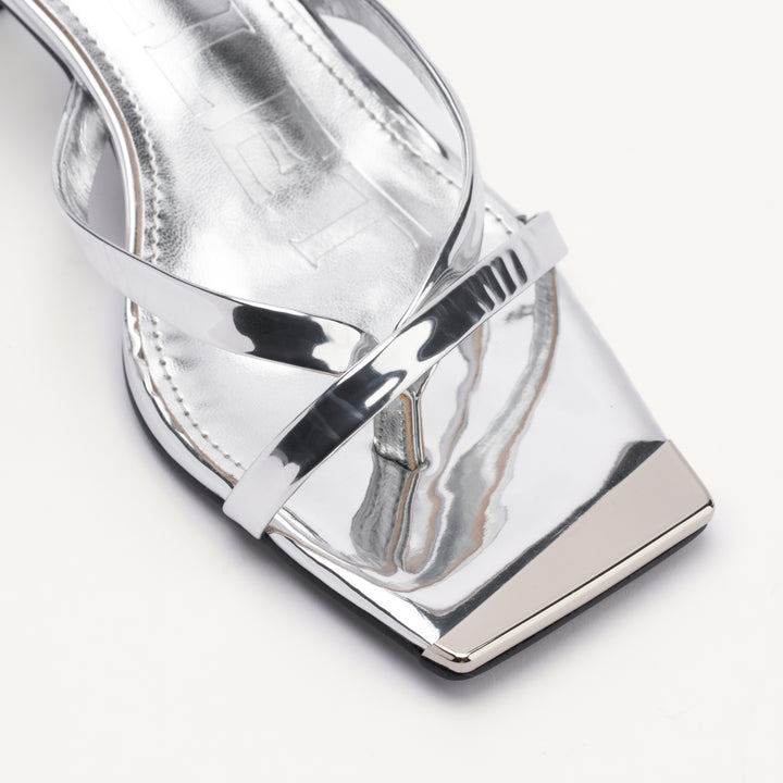Elisa Metallic Silver Womens