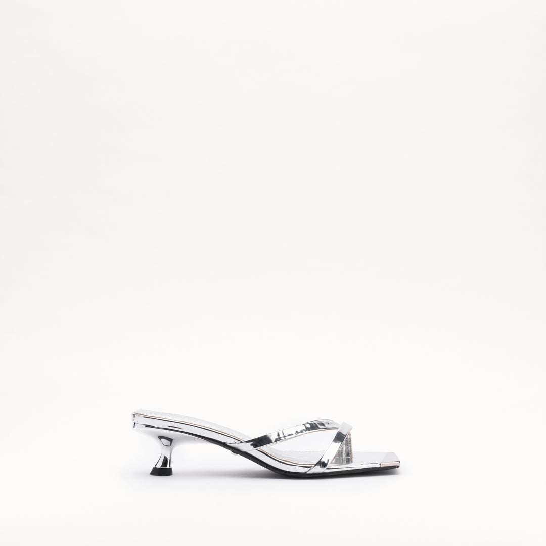 Elisa Metallic Silver Womens
