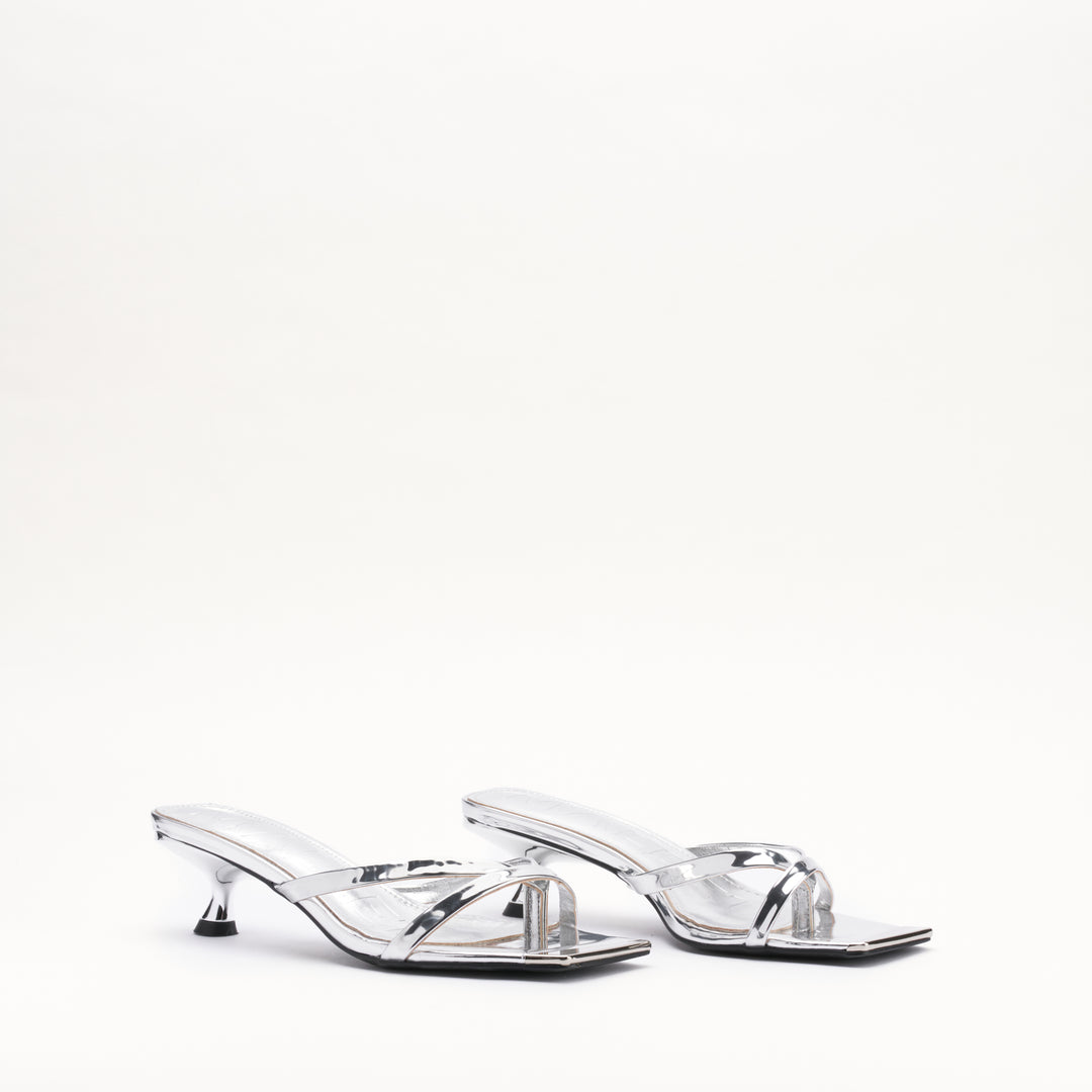 Elisa Metallic Silver Womens