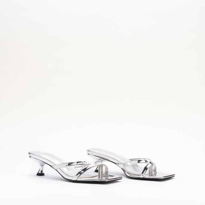 Elisa Metallic Silver Womens