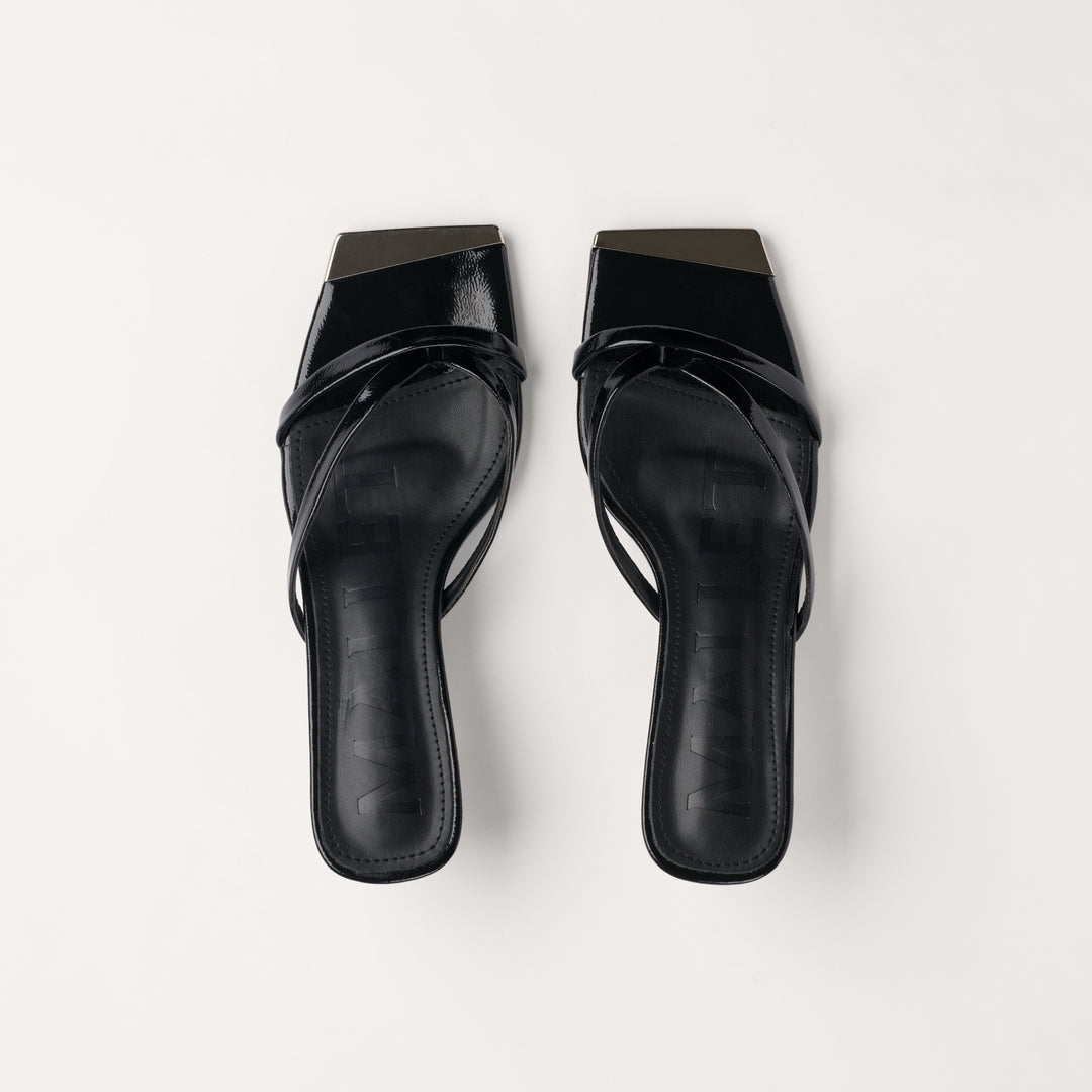 Elisa Black Patent Womens