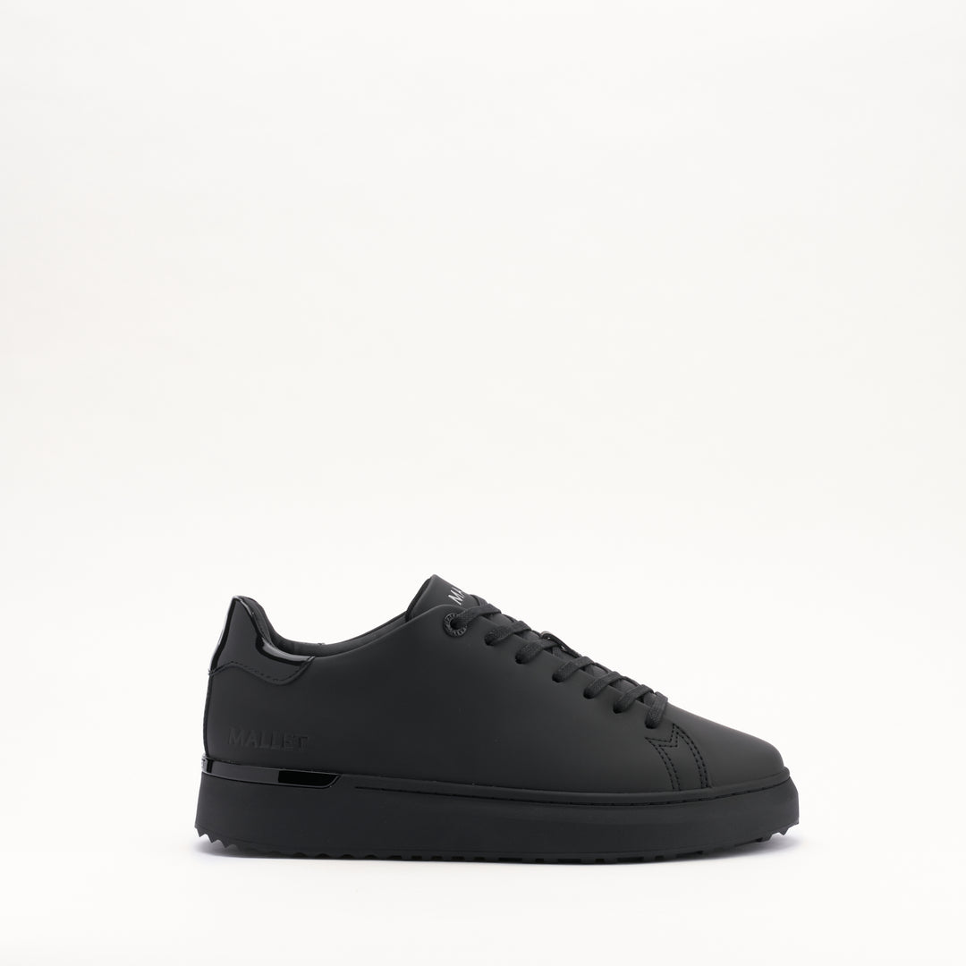 MALLET GRFTR Lite Men's Black Matt Leather Sneakers