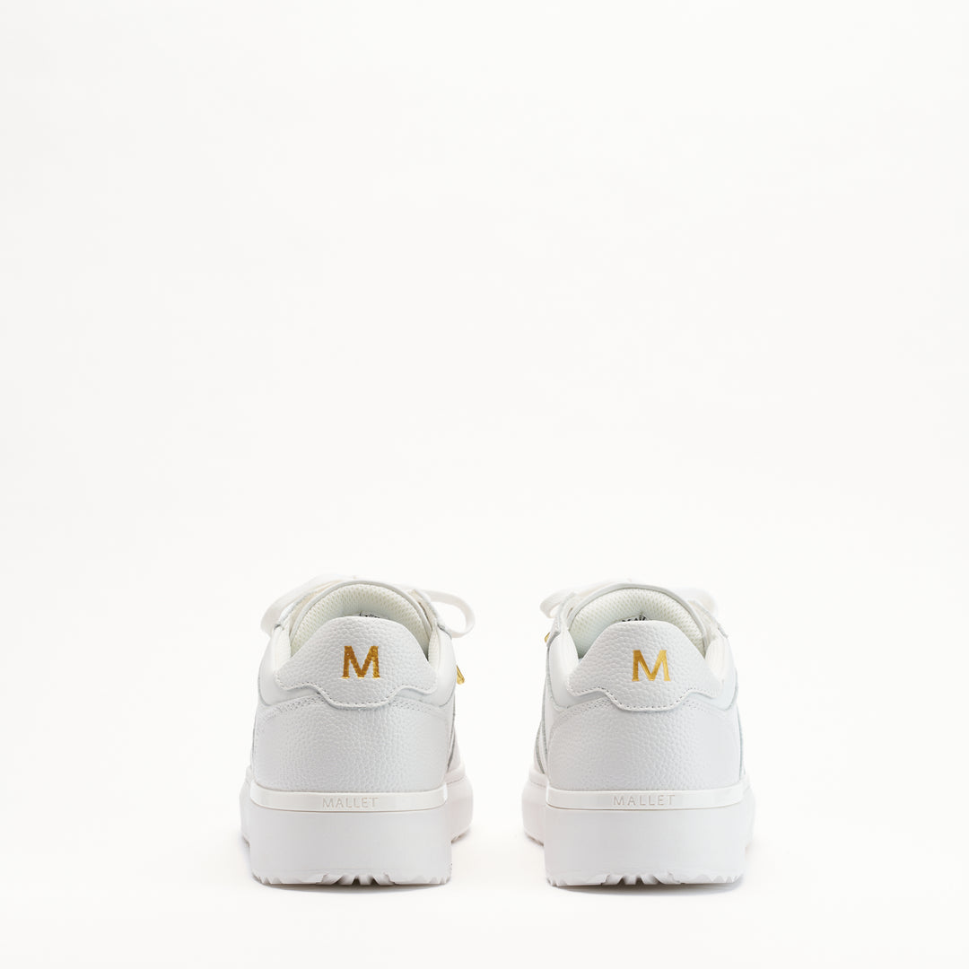 MALLET Hoxton Lite Men's White Leather Sneakers