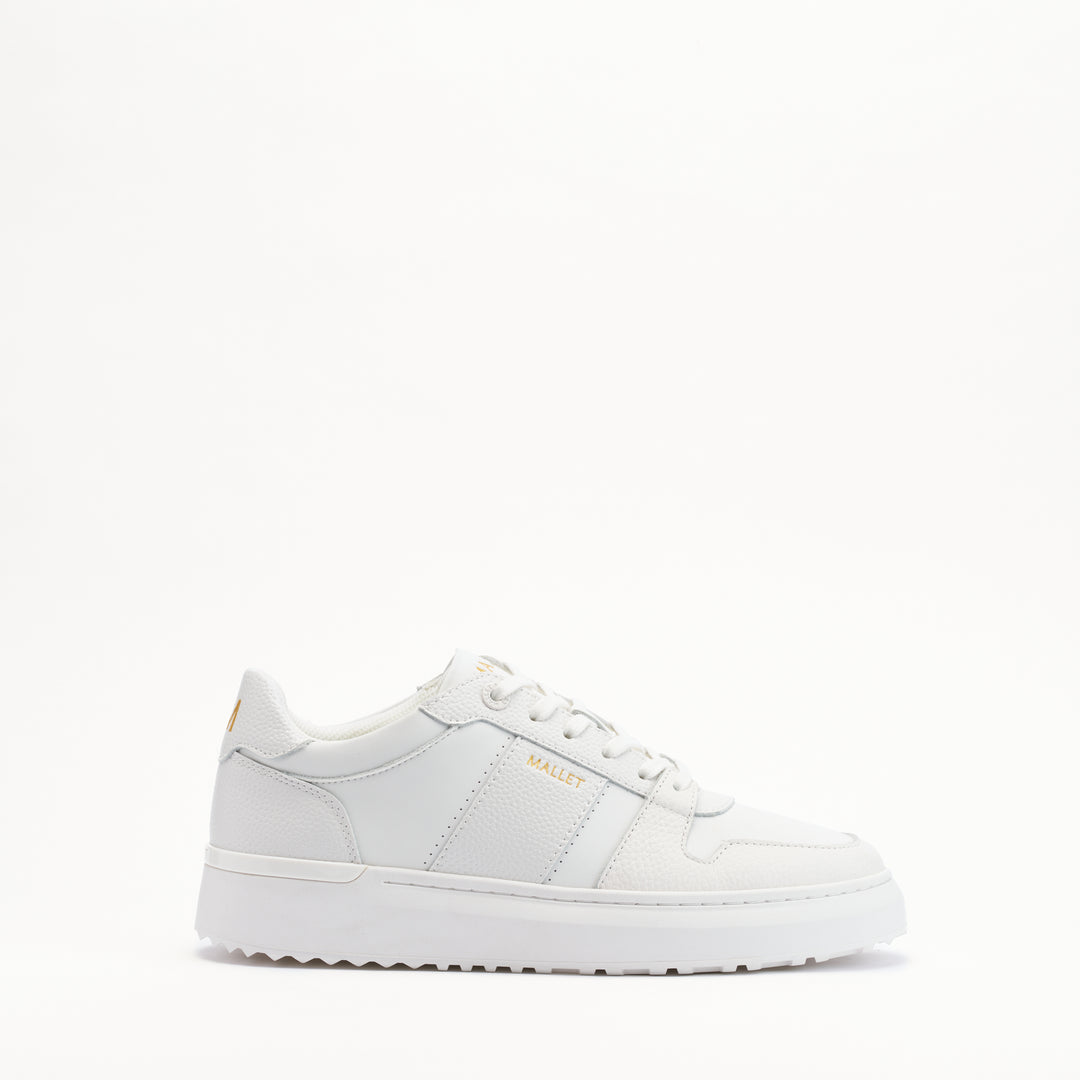 MALLET Hoxton Lite Men's White Leather Sneakers