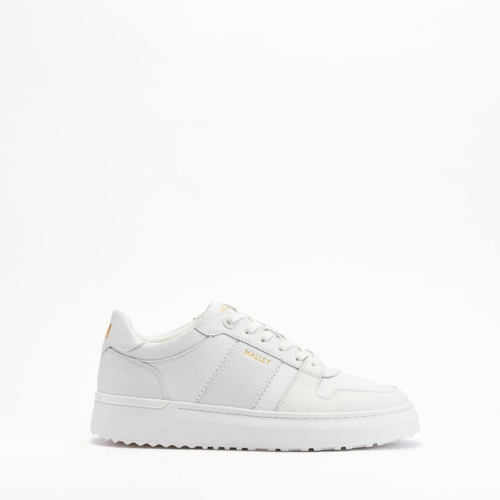 MALLET Hoxton Lite Men's White Leather Sneakers