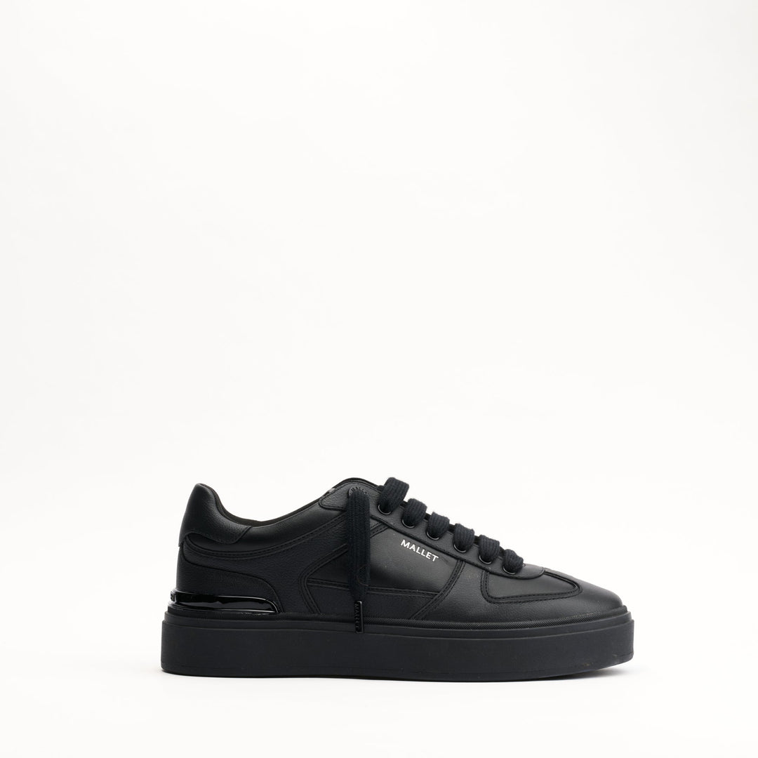 MALLET Kingsbury Men's Black Leather Sneakers