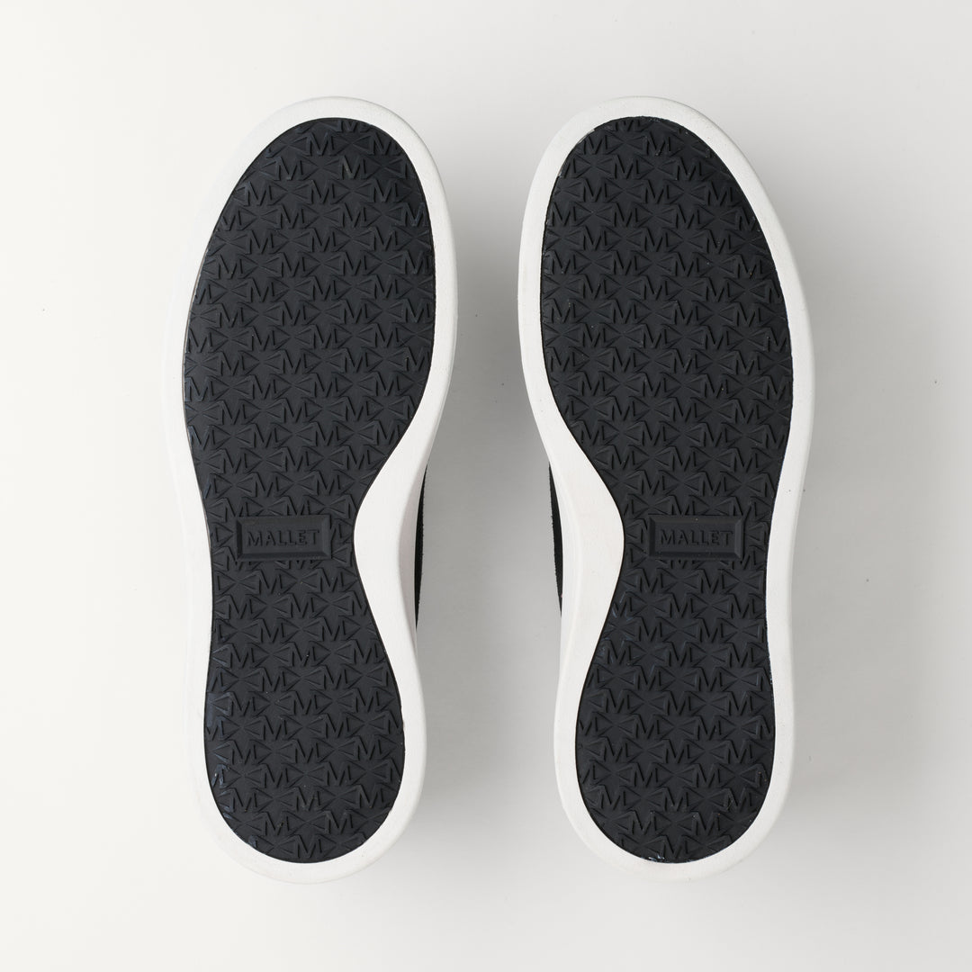 MALLET Lansbury Men's Black Suede Sneakers