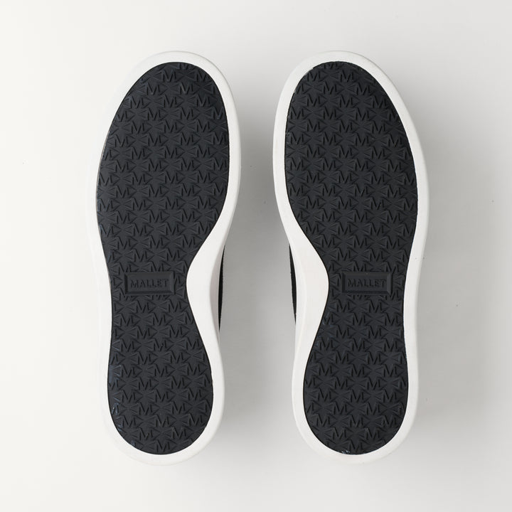 MALLET Lansbury Men's Black Suede Sneakers