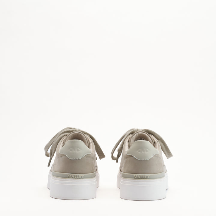 MALLET Lansbury Men's Neutral Nubuck Leather Trainers