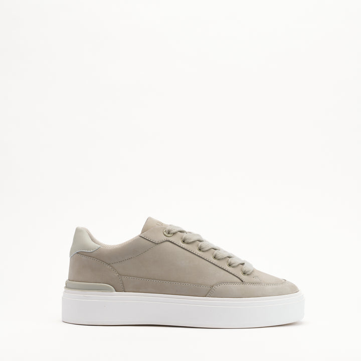 MALLET Lansbury Men's Neutral Nubuck Leather Trainers
