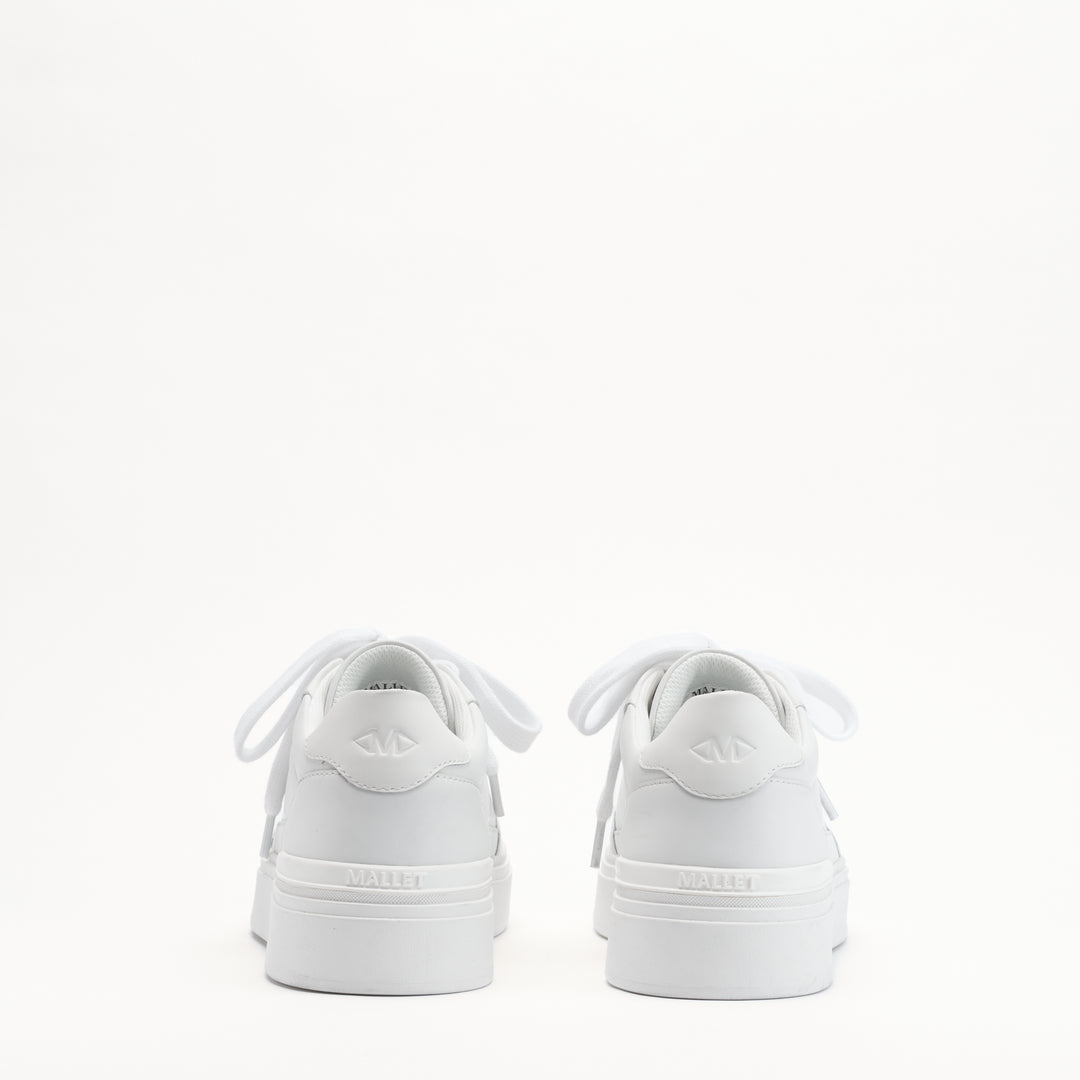 MALLET Lansbury Men's White Leather Sneakers