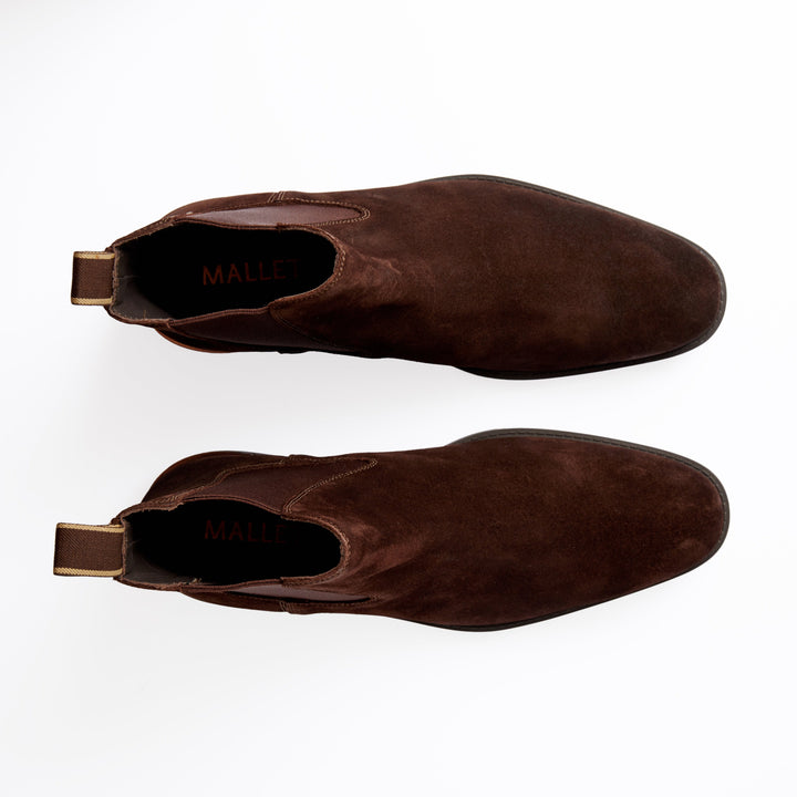 Adney Chelsea Brown Suede