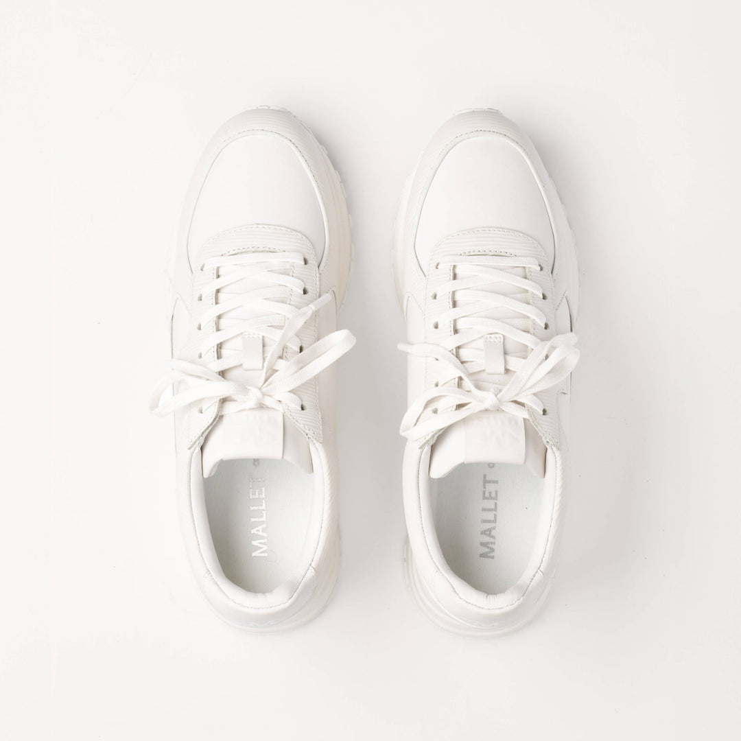 Mallet Boundary Ripple Triple White