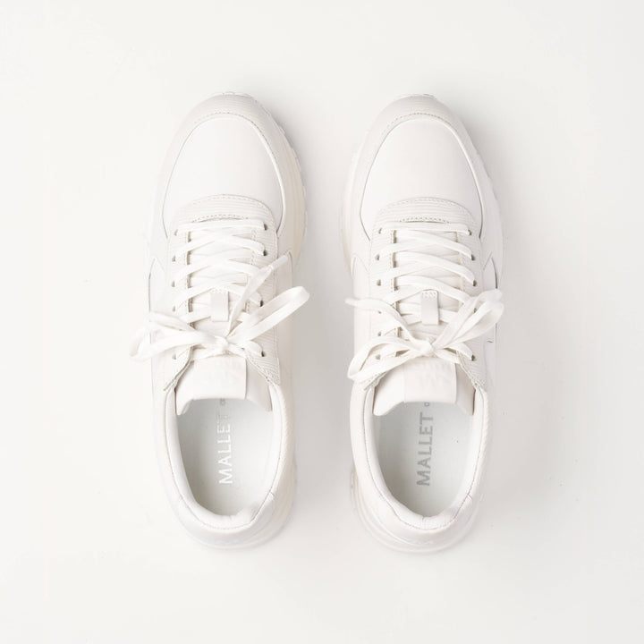 Mallet Boundary Ripple Triple White