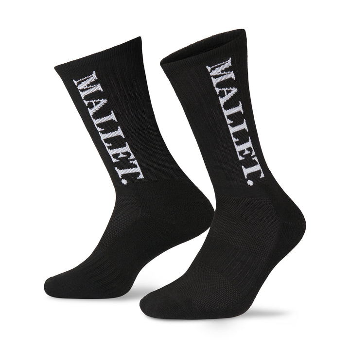 Mallet Socks 3-Pack (2 x Black & 1 x White)