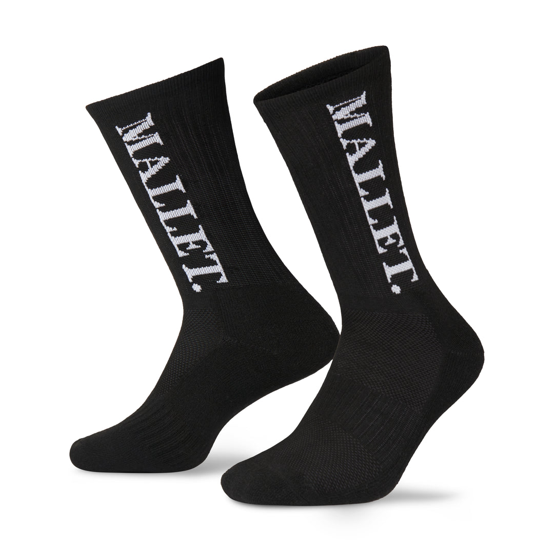 Mallet Socks 5-Pack (3 x Black & 2 x White)