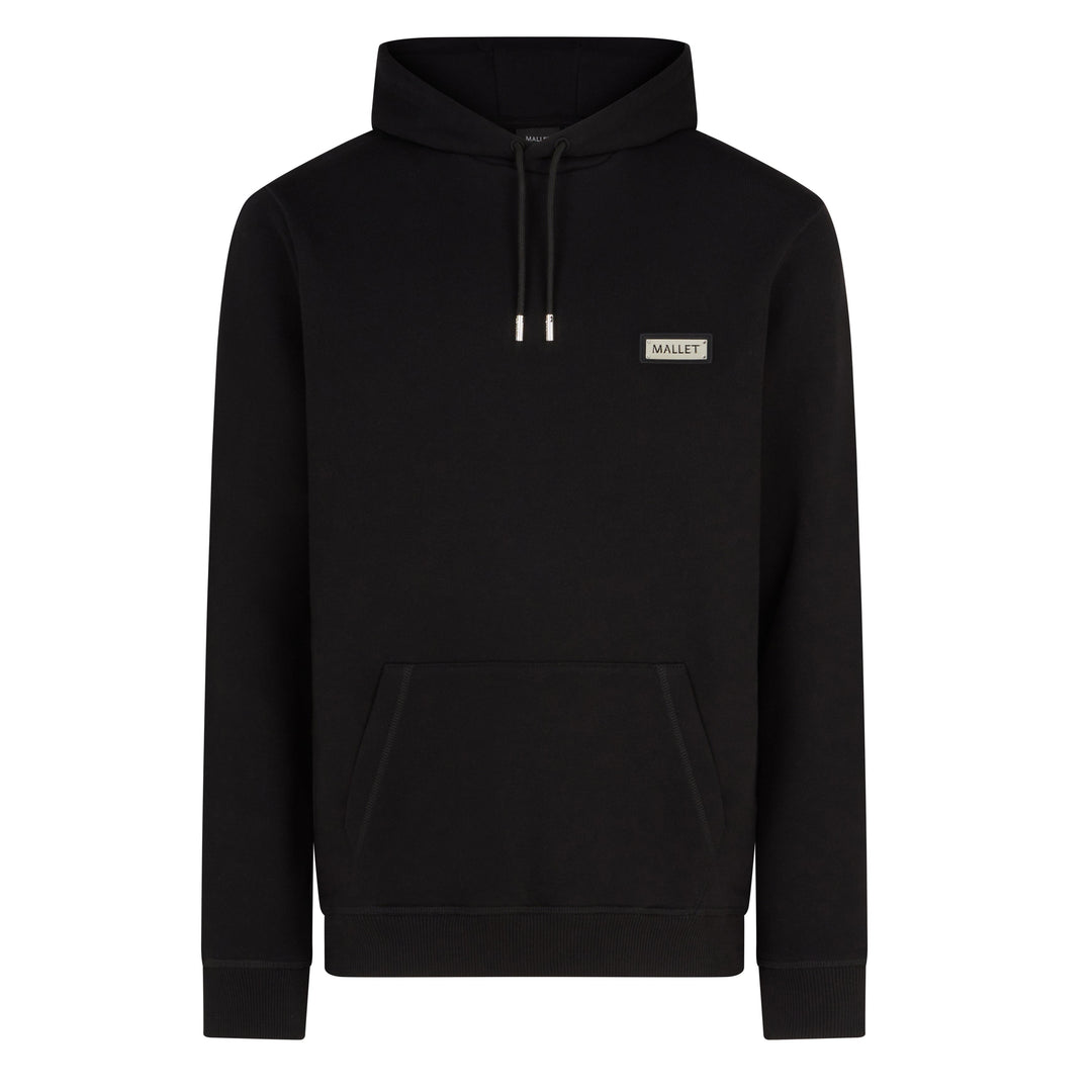 Plaque Hoodie Black Organic