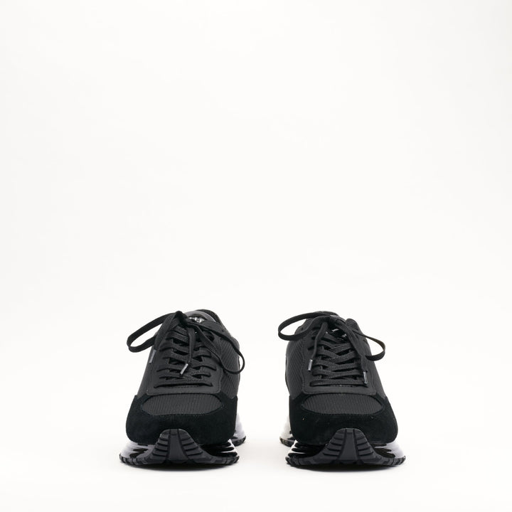 MALLET Popham Gas Essential Men's Black Leather Sneakers
