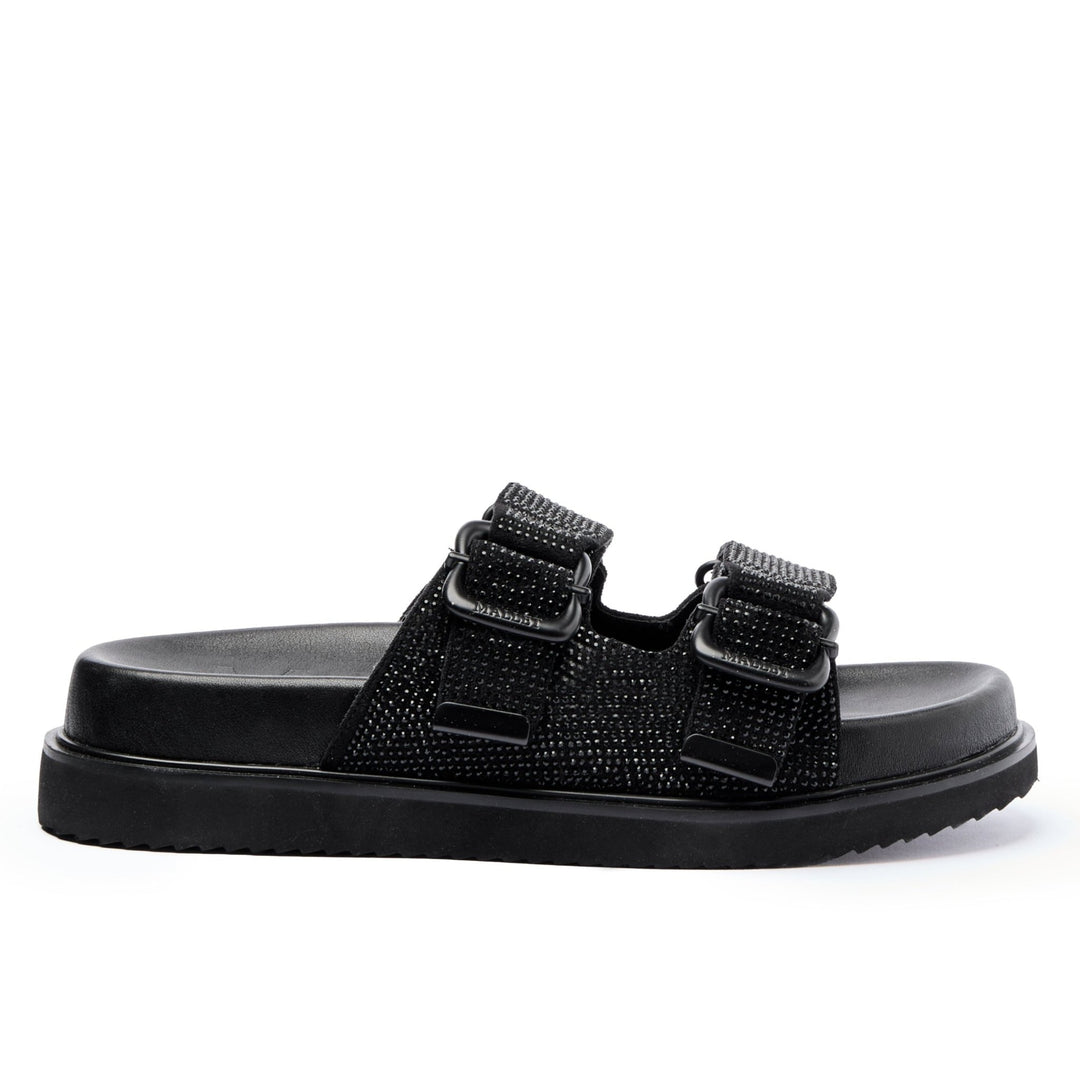 Sadie Sandal Black Diamante Womens