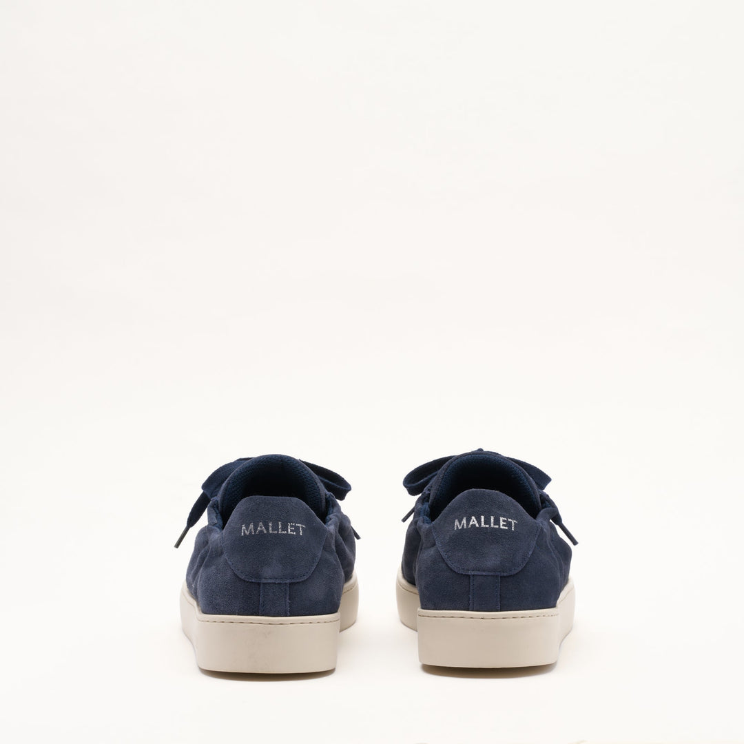 MALLET Sona Men's Navy Suede Sneakers