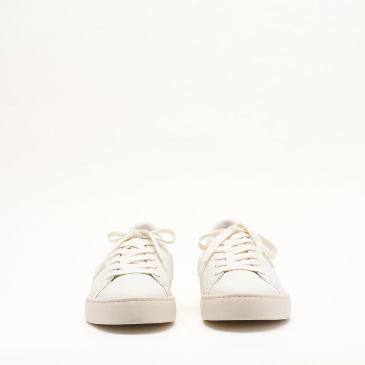 MALLET Sona Men's White Soft Leather Sneakers