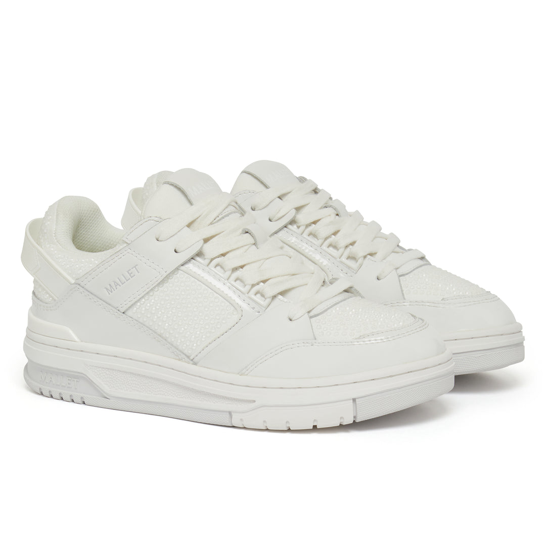 Compton Swarovski Triple White Womens