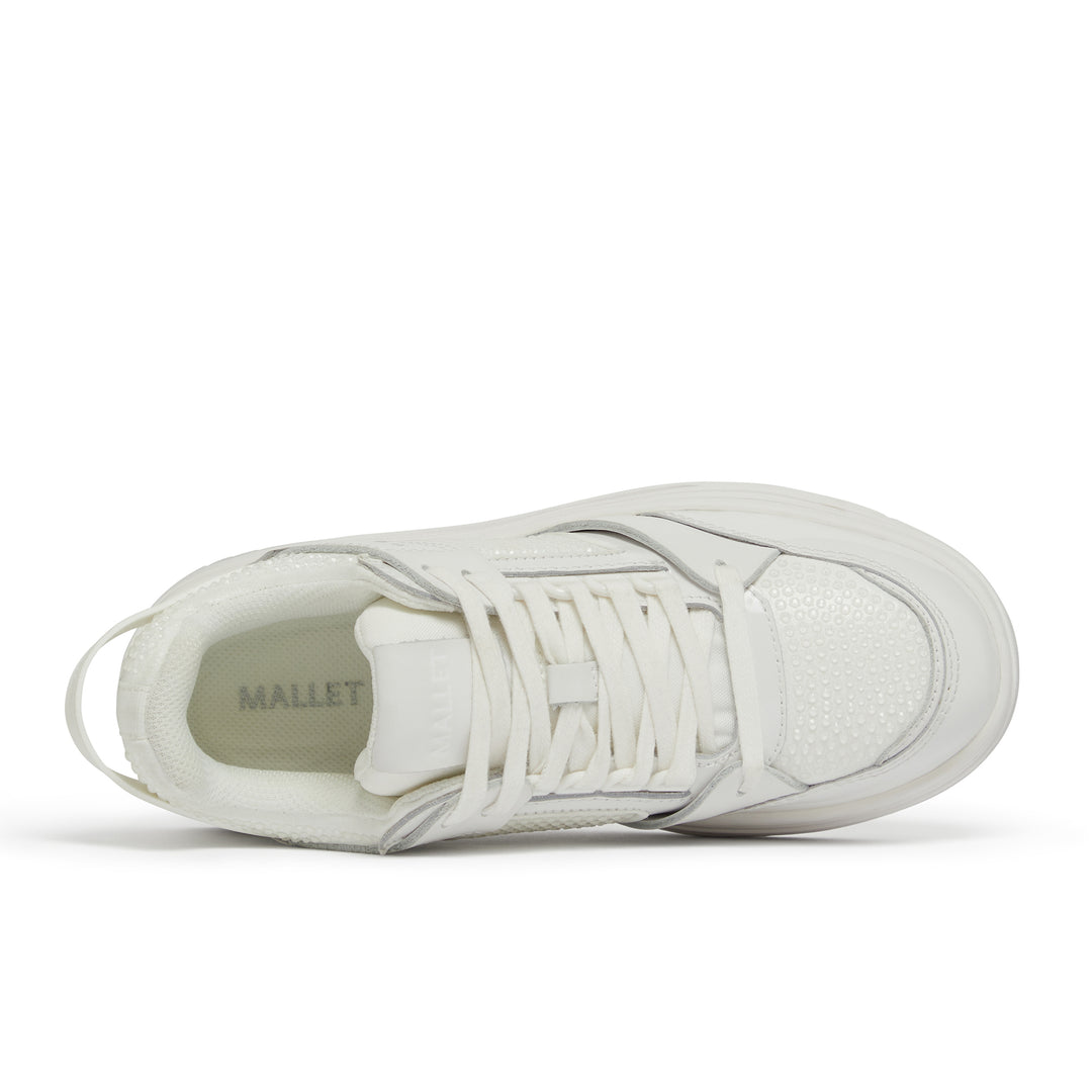 Compton Swarovski Triple White Womens