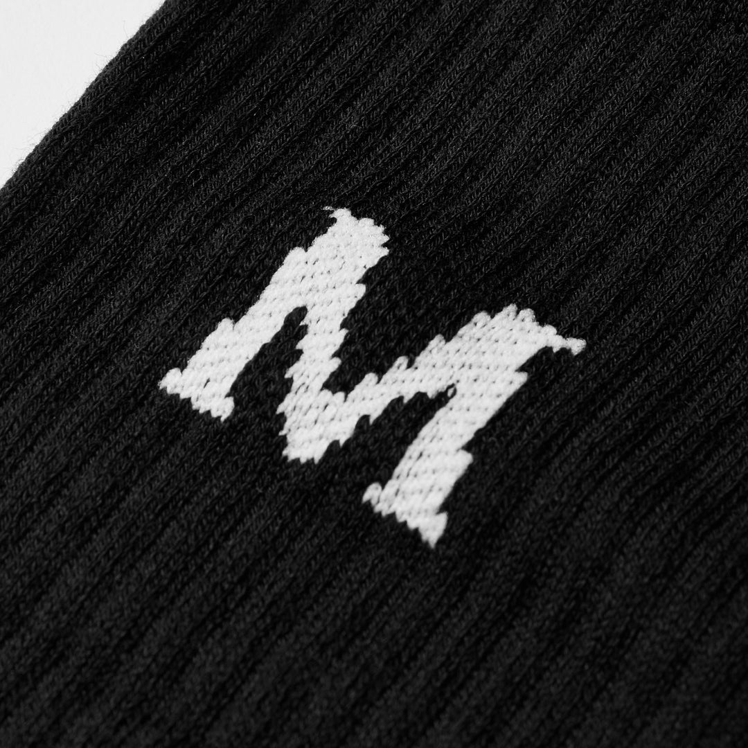 Monogram Logo Socks Black