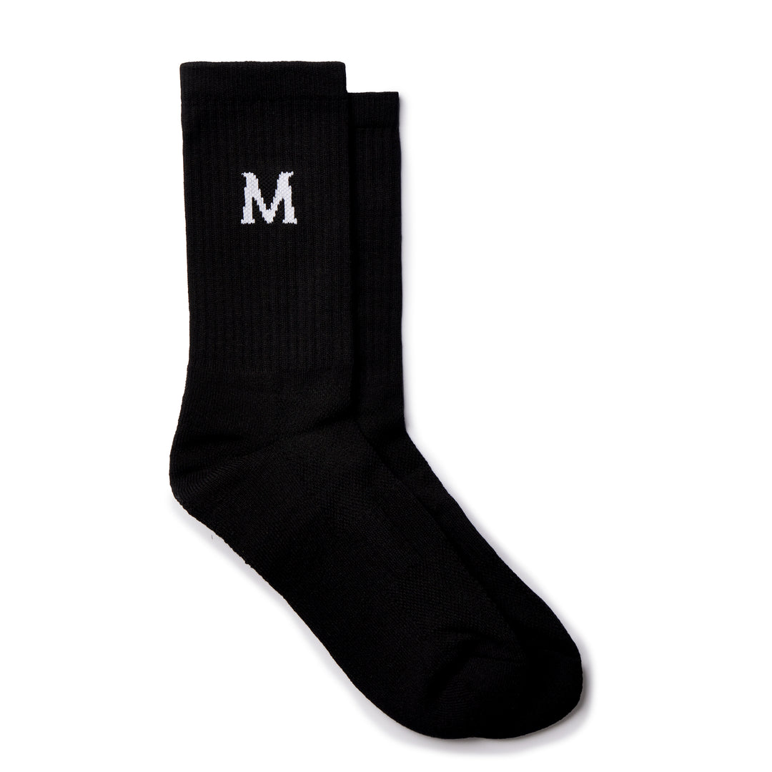 Monogram Logo Socks Black