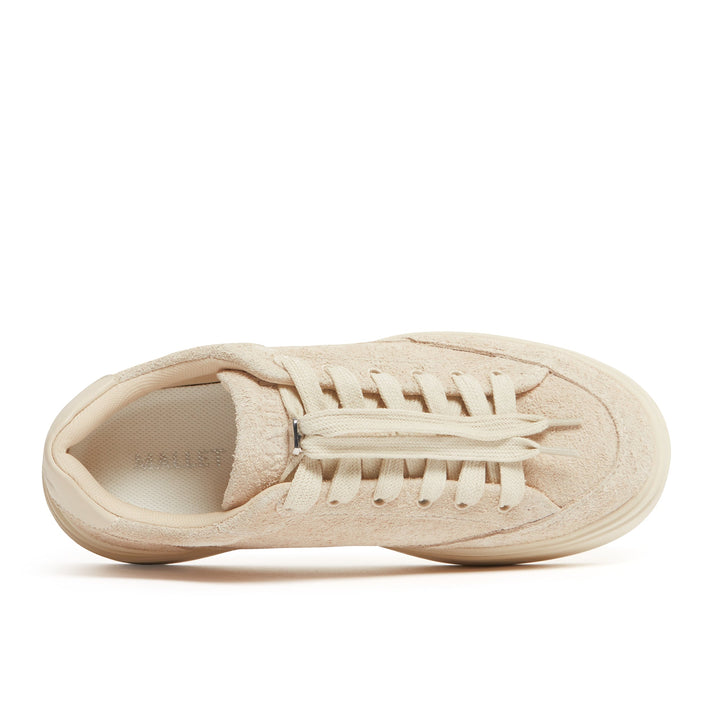 Lansbury Beige Hairy Suede Womens