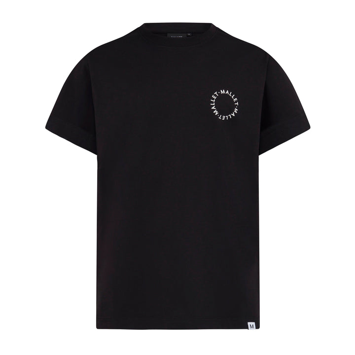 Circle Logo Print Tee - Black