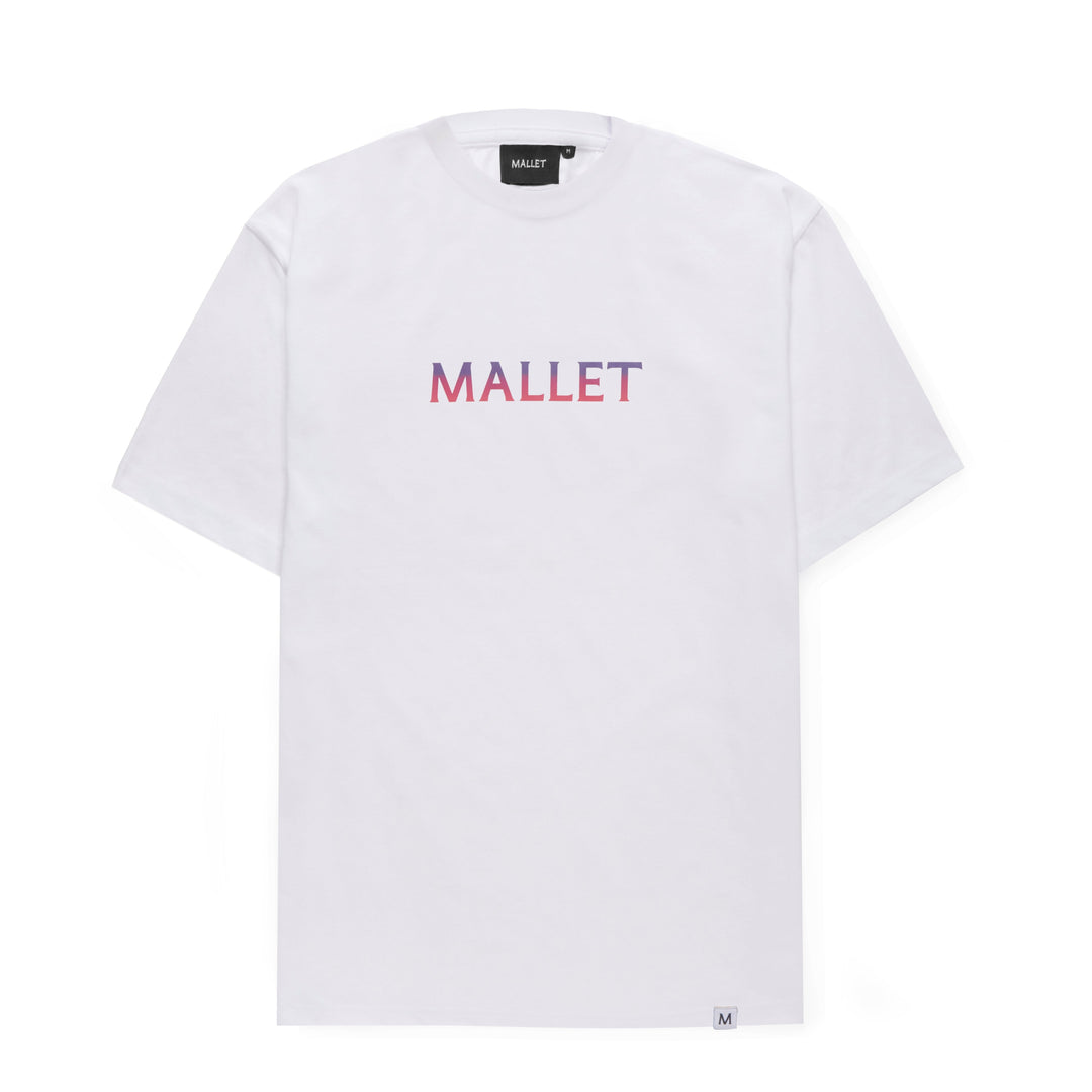 Palm UV Print Tee Organic White