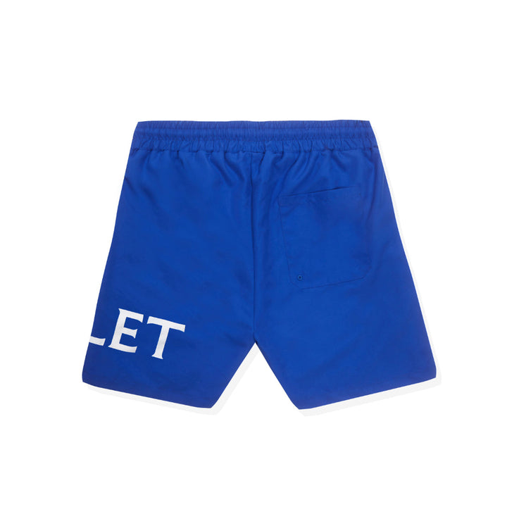 Mallet Large Logo Swim Short Blue